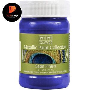 Modern Masters ME42906 Venetian Blue Metallic Paint Collection Water-Based